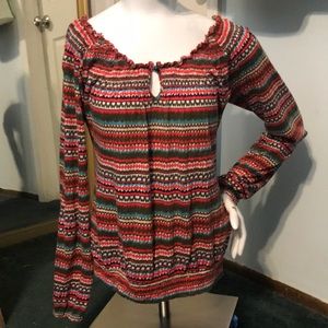 Lucky Brand Off the Shoulder Top - S